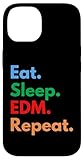 Ya en manzanajugosa.com: Carcasa para iPhone 14 Eat Sleep EDM Repeat para EDM Music, DJs y Amantes del Club