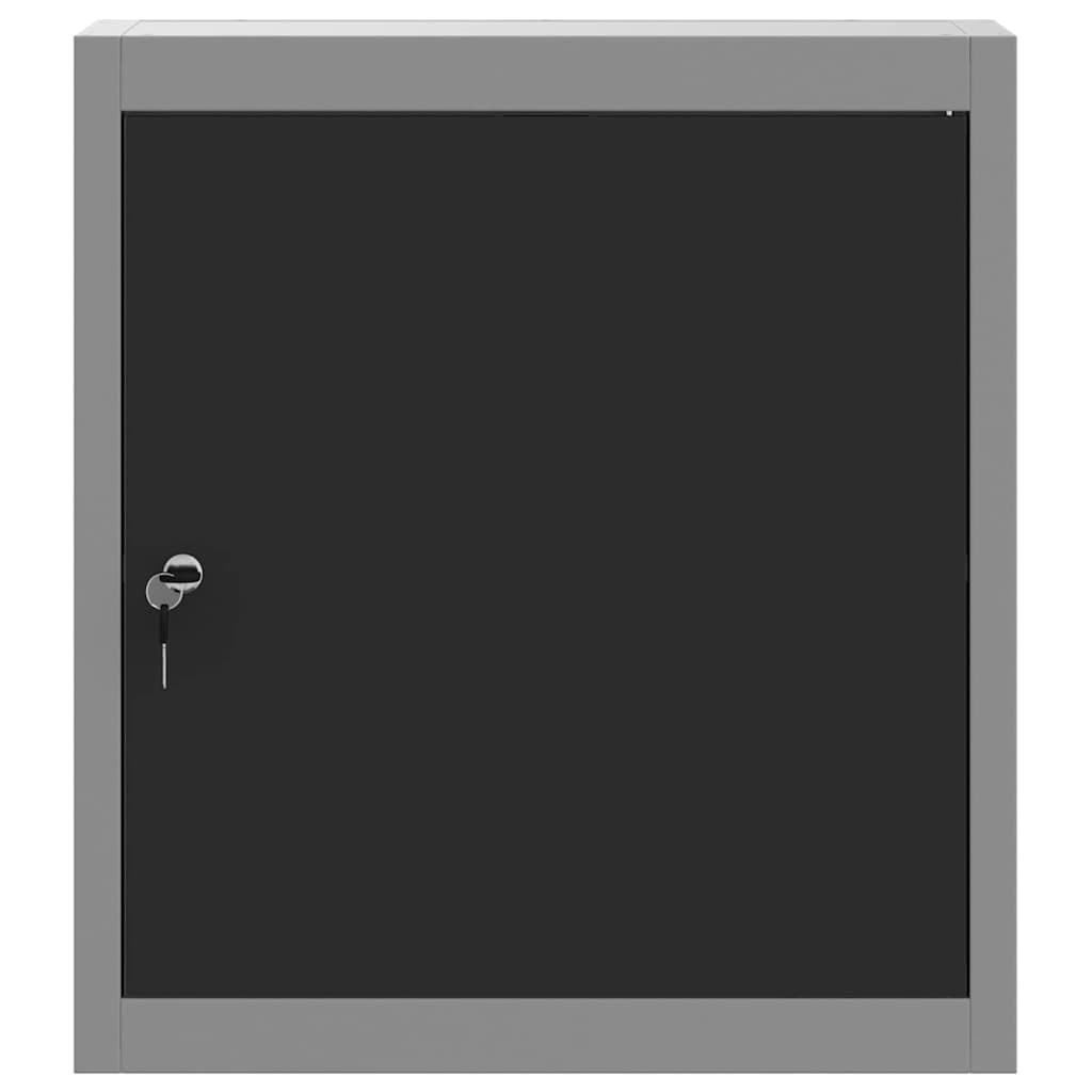 Genérico Armario de Herramientas Negro y Gris 50 x 20 x 55 cm,Bricolaje,Accesorios de Bricolaje,Organización y Almacenamiento de Herramientas,Armarios para herramientas-4103469