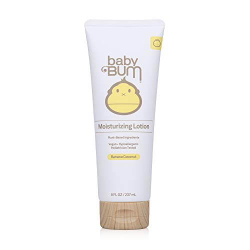 Baby Bum Everyday Lotion | Moisturizing Baby Body Lotion for Sensitive Skin with Shea and Cocoa Butter| Banana Coconut | Gluten Free and Vegan | 8 FL OZ