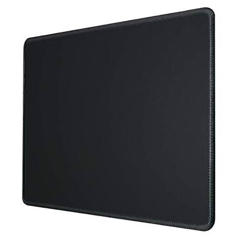 Silent Monsters Mouse Mat Small 25 x 20 cm / 10 x 8 inches, black Mouse Pad, Stitched Edges, Mousemat for Office and Gaming, Mousepad Non-Slip Rubber Base, Desk Mat Cover