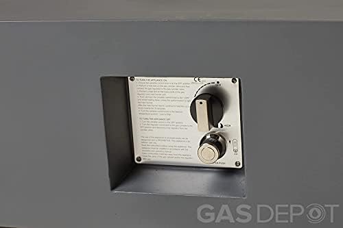REALGLOW Heatblock MGO Gas Fire Pit 13KW (Grey)