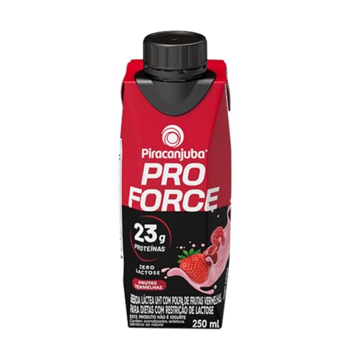 Piracanjuba ProForce 23g de Proteínas Sabor Frutas Vermelhas - 250ml
