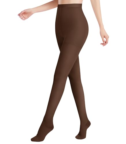 Image of Medical Compression Pantyhose for Women Support Stockings 20-30 mmHg Treatment Swelling, Edema Varicose Veins