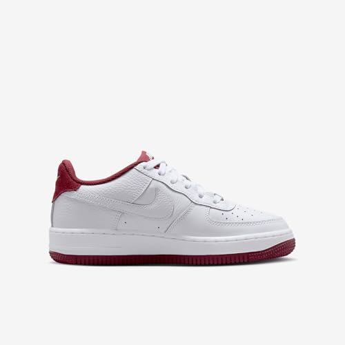 Nike Air Force 1 LV8 Older Kids' Shoes (HF0952-100, White/Team Red/White)3