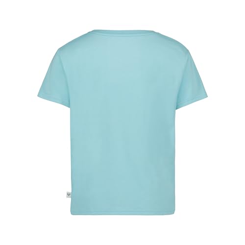 Image of Roxy Girls' Short Sleeve Boyfriend Fit Logo Tee, Crew Neck Graphic T-Shirt, Soft & Comfortable