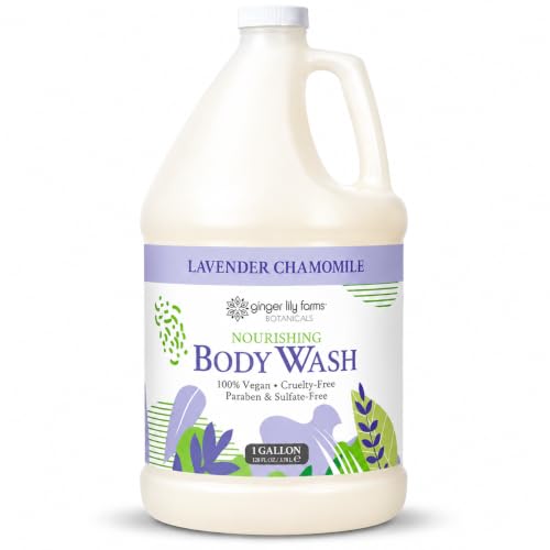 Image of Ginger Lily Farms Botanicals Body Wash, 128oz, Lavender Chamomile