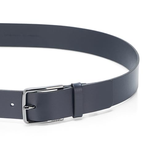 HUGO mens Thin Buckle Smooth Leather Belt3