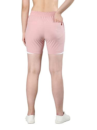 Image of CHKOKKO Summer Basketball Sports Workout Gym Training Wear Shorts for Women