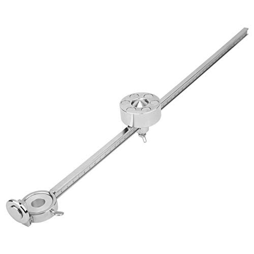 Image of Torch Compass Roller Guide, Cutting Torch Circle Compass Cutting Roller Guide Wheel Torch Round Cutter, Stainless Steel Oxygen Welding Cutting Tool Accessories with Scale Ruler Fit for G01-100