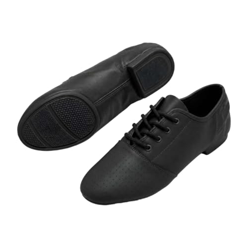 Zapatos de Jazz Mujer, con Cordones Corte Bajo para Ballet Yoga Estudio