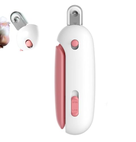 調整可能な絞り付き猫の爪切り、4つのギアと爪やすり付き犬の爪切り、安全なペットの爪切りグルーミングツール、ペットの爪切り、猫の爪切り、プロ仕様のペットの爪切り (ロス)