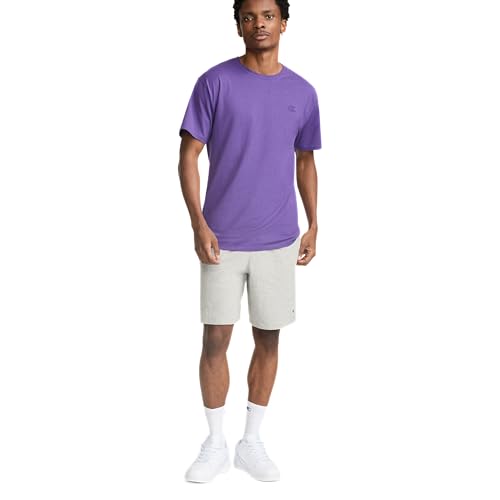 Champion Mens Classic Jersey Tee Shirt, Purple Pr, Medium US4