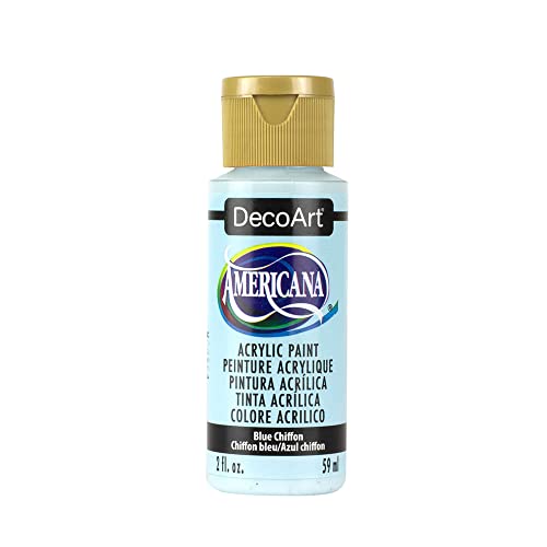 Image of DecoArt Americana Acrylic Paint, 2-Ounce, Blue Chiffon