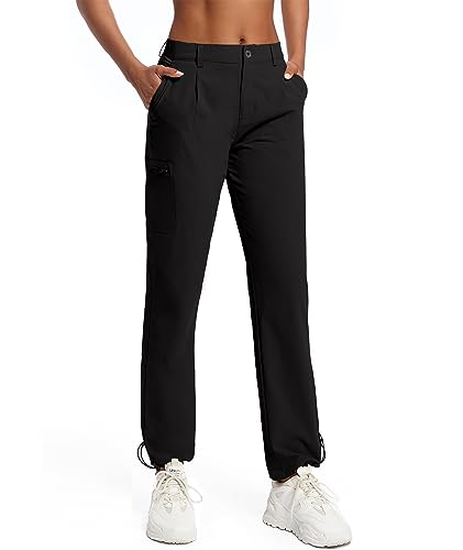 Pantalon de randonnée cargo femme résistant à l'eau léger décontracté