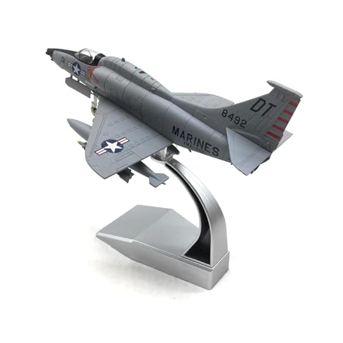 Modelo de avión A4 aleación duradera escala 1:100 con base estable 4