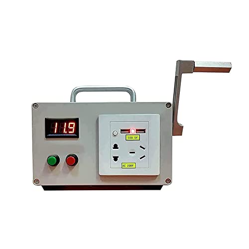 Generador manual de manivela multifuncional, cargador de alta potencia 220 V