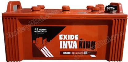 EXIDE IK5000 Tubular Inverter Battery, 150 Ah
