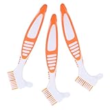 Toyvian 3pcs Turtle Shell Cleaning Brush Mud Cleaner Portable Scrubber Tool for Aquatic and Land Turtles Tortoise Shell Maintenance in Tank and Habitat