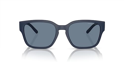 ARNETTE Man Sunglasses Matte Dark Blue Frame, Dark Blue Polarized Lenses, 54MM
