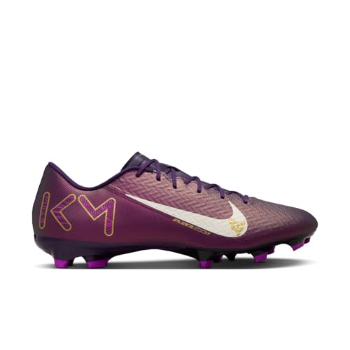 Nike Mercurial Vapor 16 Academy Kylian Mbappe MG Low-Top Soccer Cleats (FQ8377-500, Grand Purple/Pale Ivory)