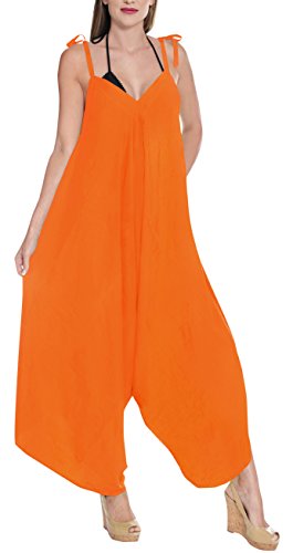 Preisvergleich Produktbild LA LEELA Frauen Strand Overall Bikni Swimwear Kleid verschleiern