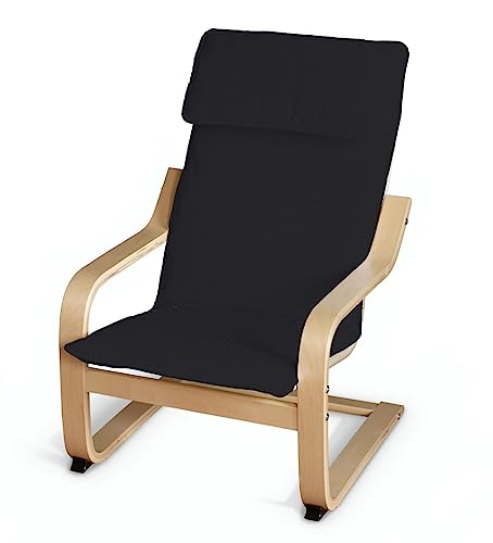 Dekoria Fire retarding IKEA Poäng sillón Infantil, Color Negro