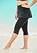 Swimsuits For All Swim 365 Women's Plus Size Skirted Swim Capri Pant - 28, Navy