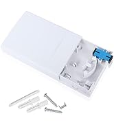PNGKNYOCN Fiber Optic Terminal Junction Box 2 porty Fiber Panel Desktop Box do FTTH, Optic SC...