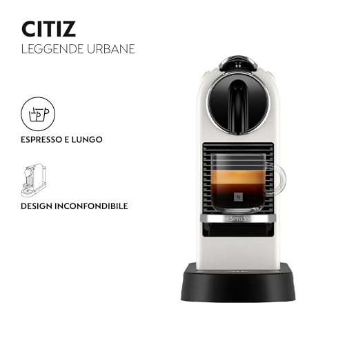 Nespresso Citiz EN167.W, Macchina da caffè di De'Longhi, Sistema Capsule Nespresso, Serbatoio acqua 1L, colore White - 3