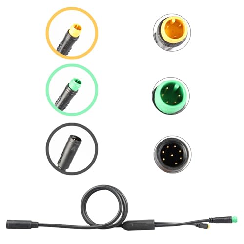 Cable ebike 1T2 BBS01 acelerador impermeable para ciclistas urbanos 4