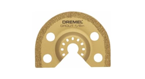 Dremel MM501-1/16-Inch Oscillating Multitool Blade for Grout Removal, Fast Cutting Carbide Accessory - Universal Quick- Fit Interface Fits Bosch, Makita, Milwaukee, and Rockwell thumbnail 5