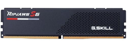 Image of G.Skill Ripjaws S5 Intel XMP 16GB (1 x 16GB) DDR5 6000 MHz CL36-36-36-96 1.35V Desktop RAM Memory - F5-6000J3636F16GX1-RS5K
