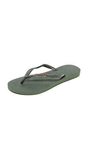 Havaianas Origine III, Espadrille Unisex - Adulto, Verde, 42 EU