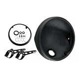 ZSHYTWE Phare Moto Phare Moto Universel À LED 7 Pouces Phare DRL H4 pour Road King pour Wrangler Jk Support Phares 7.5 Pouces Rétro Bu LED Phares Avant(Only housing)