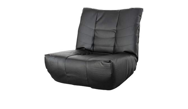 超激得最新作 ローマ1P 5段階リクライニング 極厚座面座椅子 ブラック