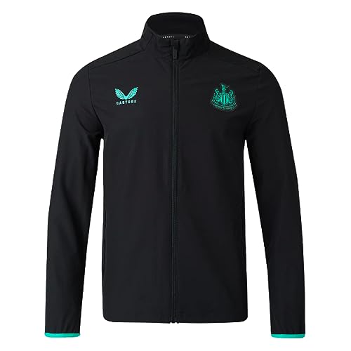 Image of Castore 2023-2024 Newcastle Coaches Travel Jacket (Black)