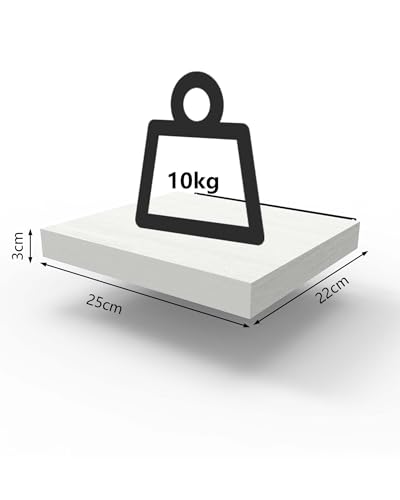 Étagère murale blanche pour optimiser le rangement des murs