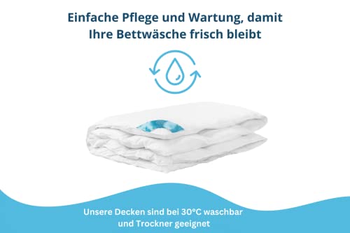 Gänsedaunendecke Sandaro Home Winterdecke Extra Warm 135×200 cm