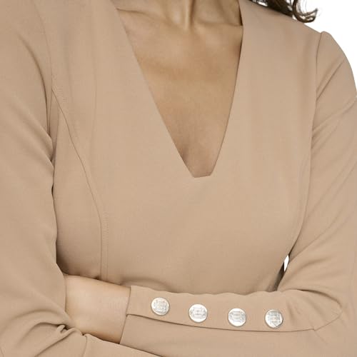 Image of Tommy Hilfiger Women's Scuba Crepe Structured Dress