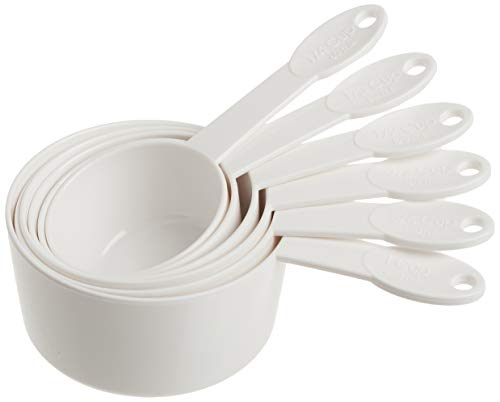 Set de 6 vasos medidores Prepworks Progressive blancos miniatura 3