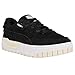 PUMA Womens Cali Dream Teddy Platform Sneakers Shoes Casual - Black - Size 9 M