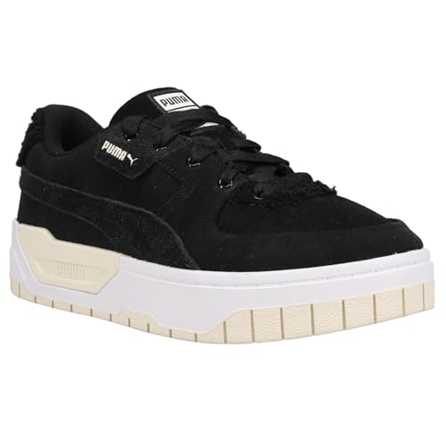 PUMA Womens Cali Dream Teddy Platform Sneakers Shoes Casual - Black - Size 7 M2