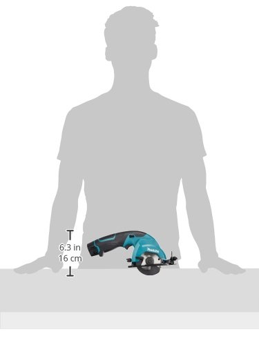 マキタ 充電式マルノコ10.8V差込式バッテリ用 刃径85mm/切込25.5mm 1.3Ahバッテリ充電器付 HS300DW 5枚目