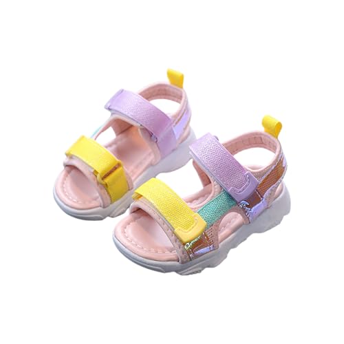 Sandalias de trekking para niña Peep Toe - Sandalias de playa de verano cómodas sandalias transpirables para exteriores sandalias de suela suave sandalias antideslizantes para caminar con plataforma