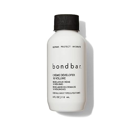 Bondbar 10 Volume Creme Developer, Repairing hair dye for all hair types, CrueltyFree*, ParabenFree, & Vegan, 4 Oz