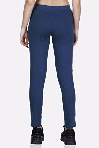 Image of Women's Straight Fit Ankle Length Cotton Track Pant
