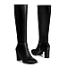 Vipost 3.35-inch Pointed Toe Knee High Boots for Women, Chunky Block Heel Tall Boots for Women with Side Zipper, Long Fall Winter Boot 2025