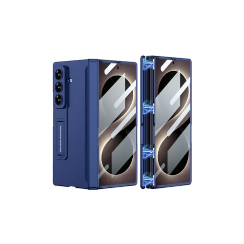 ���d�� �X�}�z�P�[�X Galaxy Z Fold8 5G �p�̃P�[�X �܂肽���ݎ� �X�}�[�g�t�H�� �P�[�X �y�� PC&�����K���X �X�}�z�ی�P�[�X �Ռ��h�~ �J�o�[ �X�^���h�@�\ �w�ʃJ�o�[[as-nx2755][�u���[]