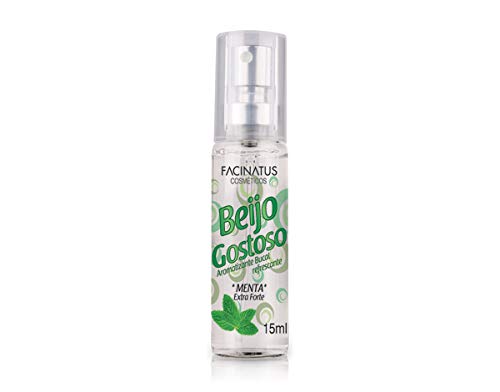 Aromatizante Bucal Refrescante Extra Forte de Menta(15ml) - Beijo Gostoso - Facinatus