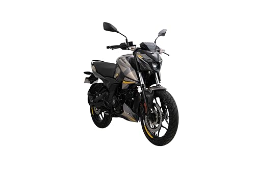 Image of Bajaj Pulsar N160 Twin Disc Single Channel Single Seat Motorcycle /Motorbike - Harbor Grey - Ex-Showroom